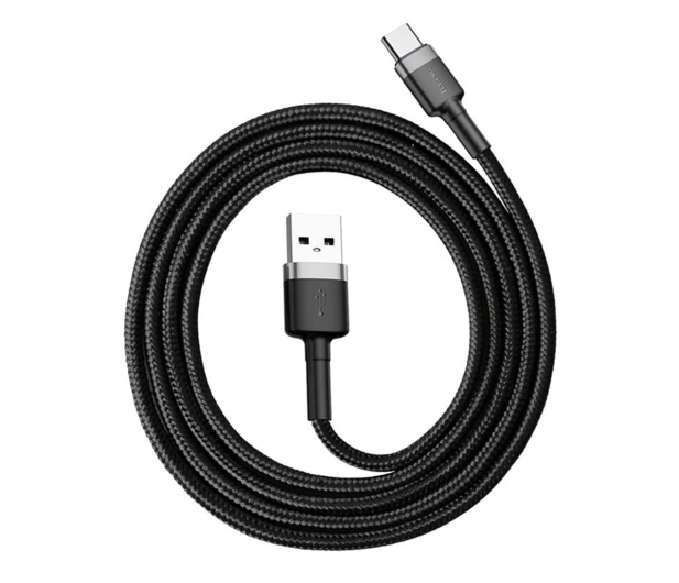 BASEUS Kabel USB - USB-C Cafule 3A 1m szaro - czarny CATKLF-BG1 - 1266439 - zdjęcie 5
